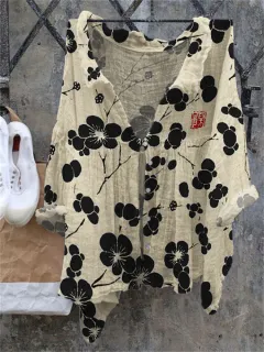 Fashion Women's Shirt Landscape Printing - B42Syn2228-L - View 1
