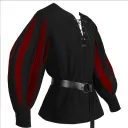 Black And Red Without Belt