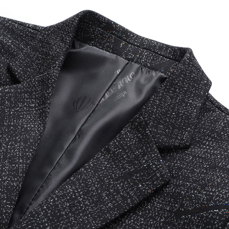 Solid Cotton-Blend Jacket, picture 2 of 6