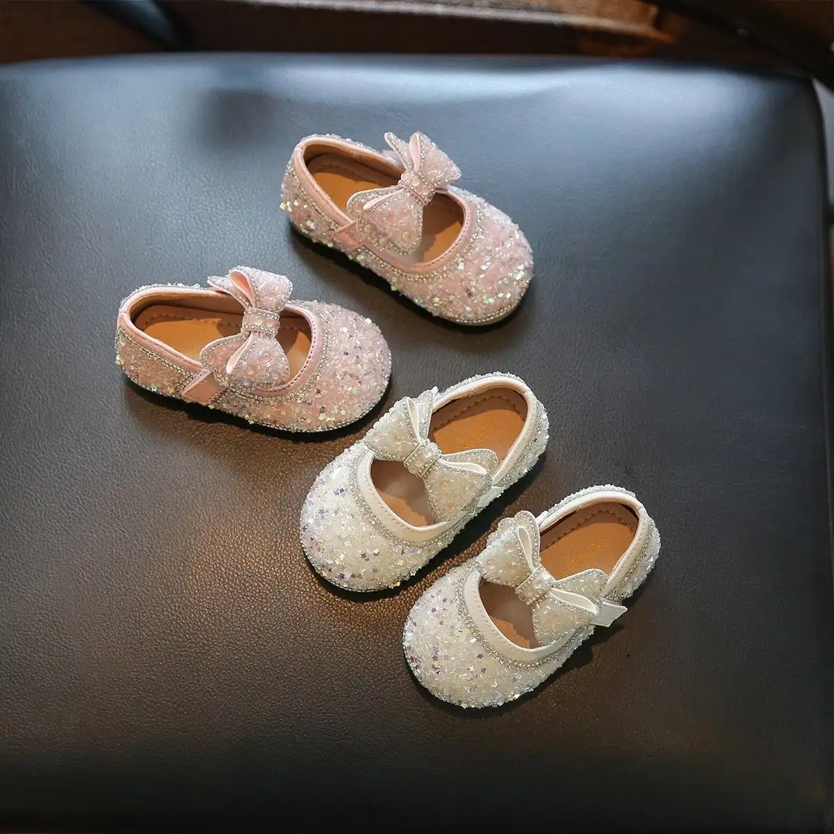 Summer Girls Children's Pumps Leather Shoes Princess