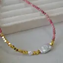 Irregular Geometric Rectangular Baroque Necklace And Bracelet For Women view 9
