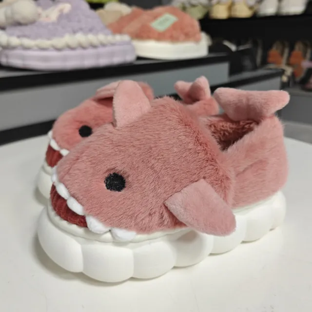 Autumn And Winter Bag Heel Children Cotton Slippers Red - Shop at LoveMi
