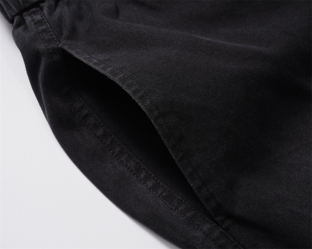 Men's Loose Pleated Elastic Waist Wide Leg Trousers