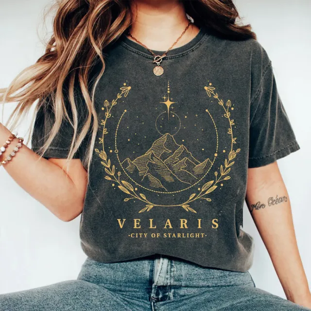 Washed out Vintage Cotton Santa Claus Series Short Sleeve Cj5744 Retro Black - Shop at LoveMi