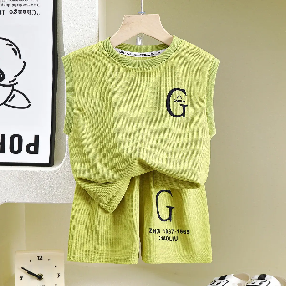 Children's Vest Suit Baby Clothes Summer Clothing