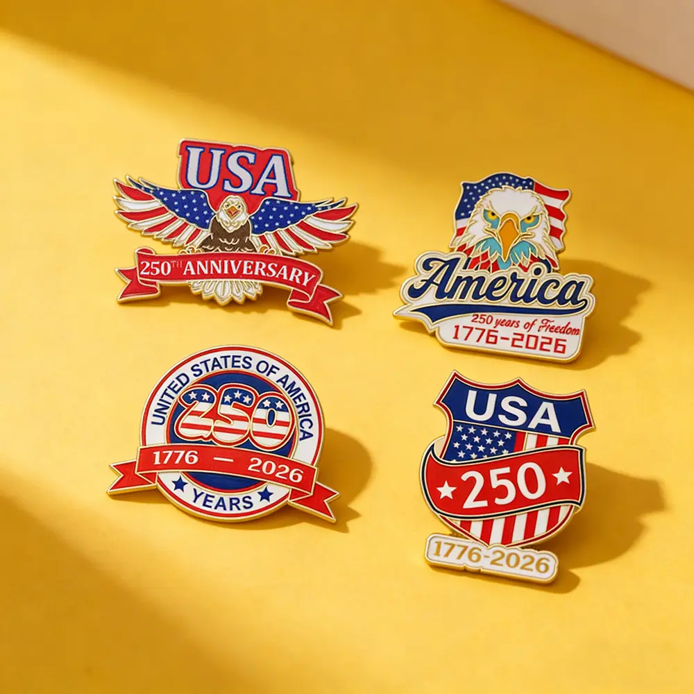 American Independence Day Brooch