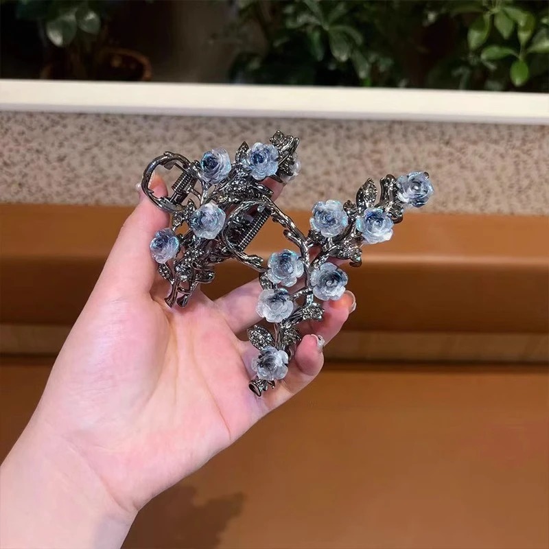 مشابك شعر نسائية من معدن الكاميليا