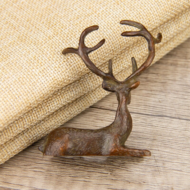 Title 19, Retro Purple Bronze Deer Decoration Alloy Deer ...