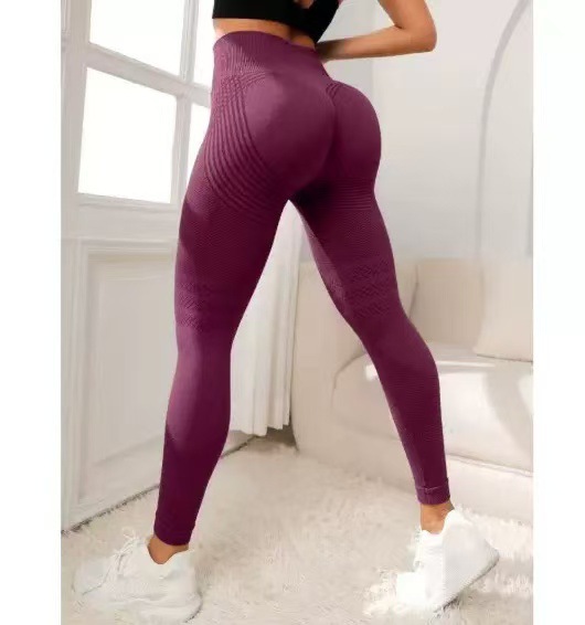 European And American Cross-Border Seamless High-Waist Butt-Lifting Fitness Pants 10
