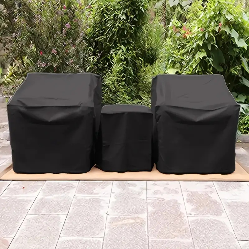Waterproof Outdoor Patio Furniture Cover Set - Heavy Duty Dust Proof Protector For Table Chairs Sofa - All Weather Garden Deck Covers — foto 7