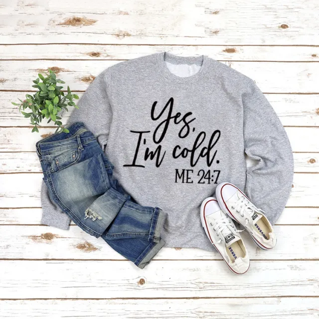 Loose Casual Letters Round Neck Print Sweatshirt Gray - Shop at LoveMi