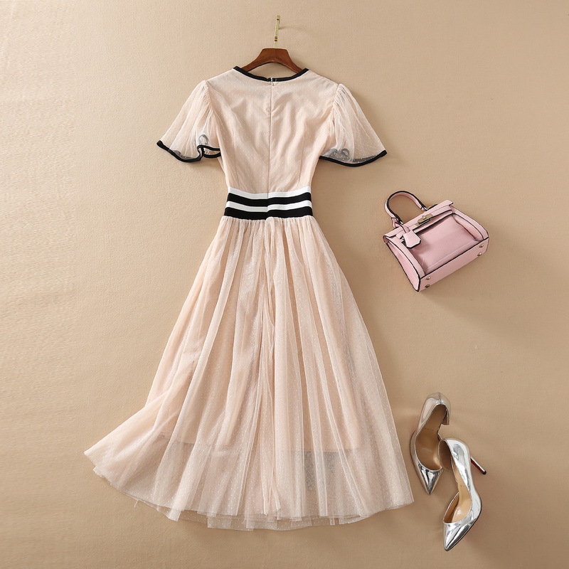 Sequin Embroidered Swing Dress, picture 3 of 5