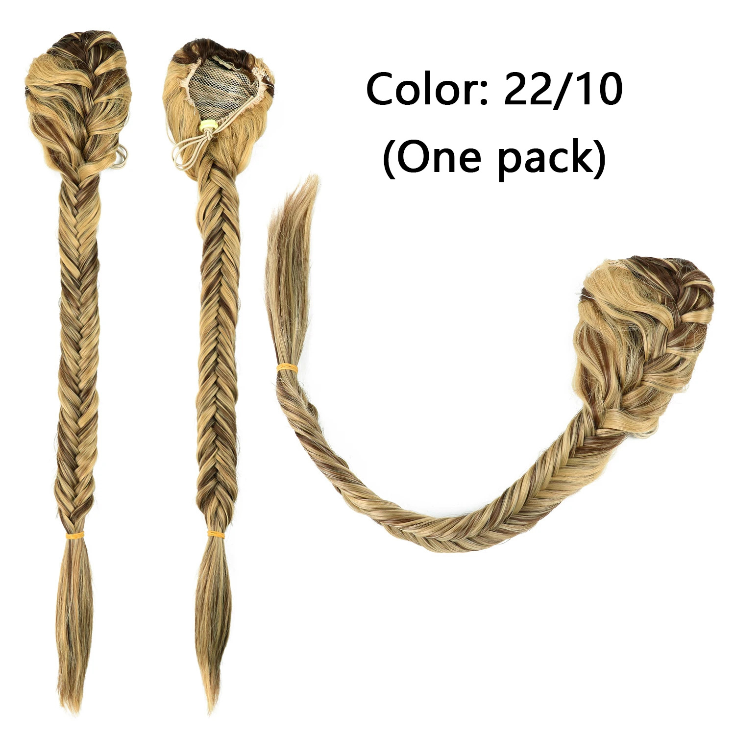 Synthetic Braided Fishtail Horse Tail Women's Wig 16