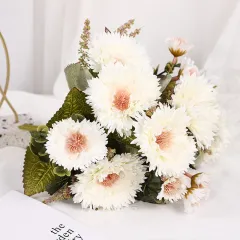 Home Filming Prop Decoration Fake Flowers - Milky White - View 1