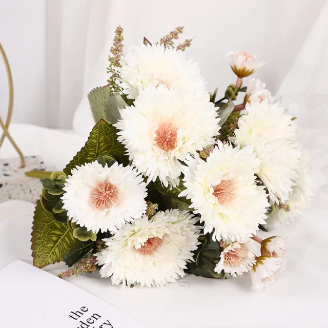 Home Filming Prop Decoration Fake Flowers Milky White - Shop at LoveMi