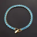Aquamarine Gold Buckle