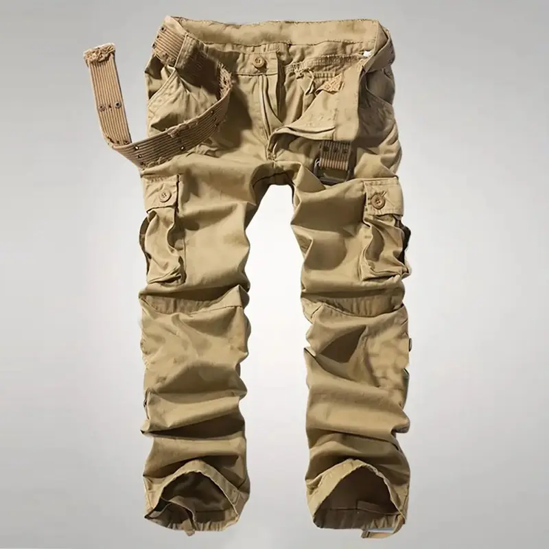 Men's Overalls With Multiple Pockets Loose
