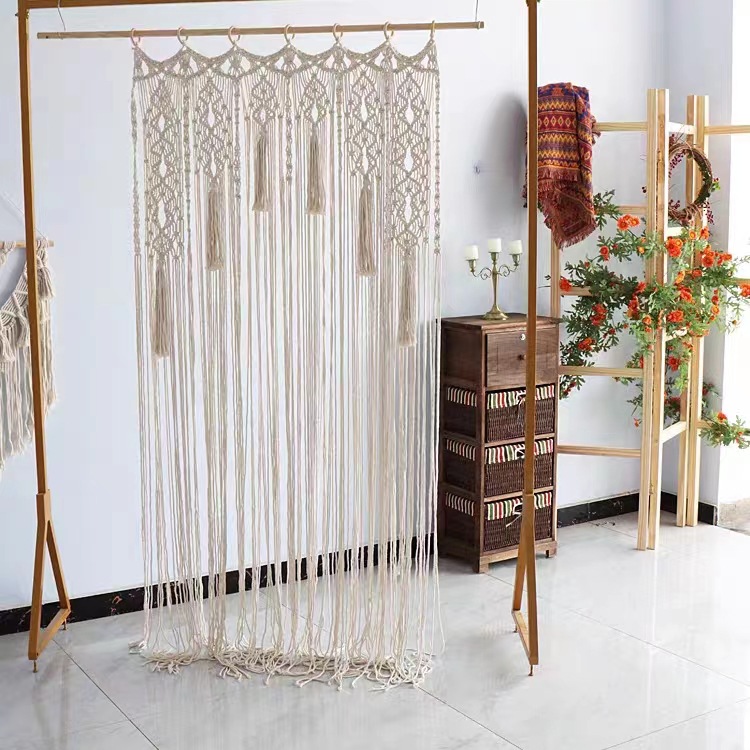 Cotton-thread Woven Home Decor Light-transmitting Tapestry — foto 3