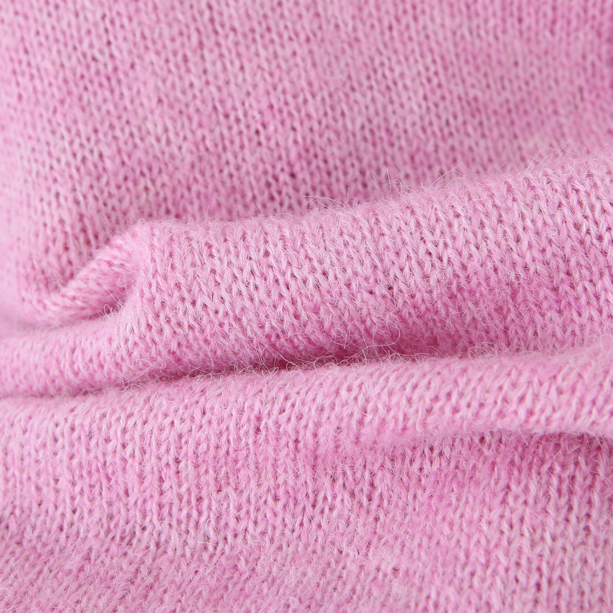 Short Knitted Cardigan Cuff Fur Slim Fit Patchwork Button Top Sweater