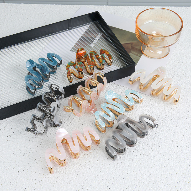 Acetic Acid Hair Claw Large Hair Clip Womens Headpiece — foto 2