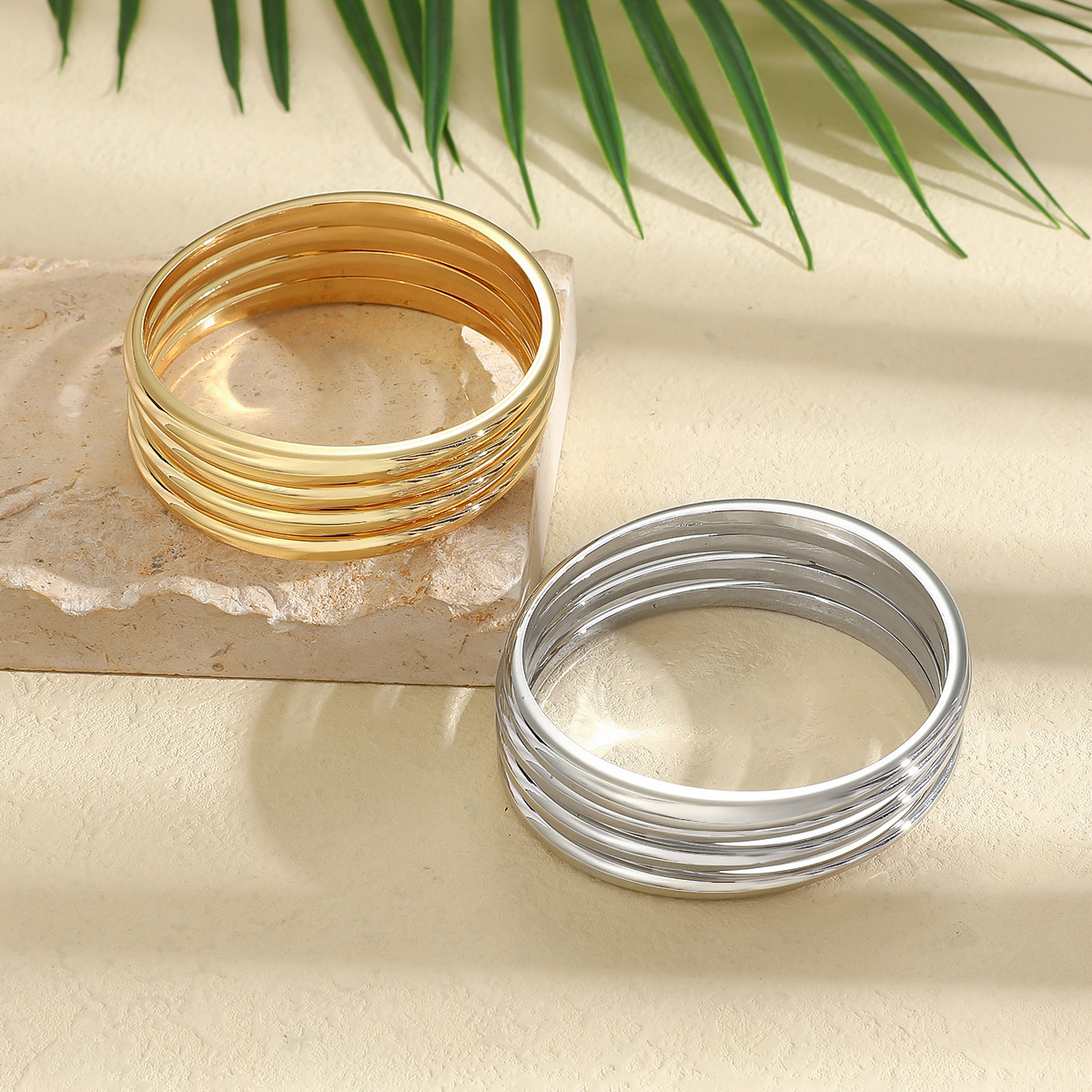 Vintage Wide Plain Ring Bracelet That Goes With Everything