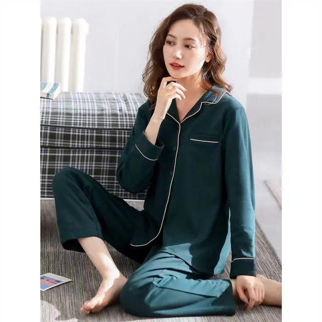 Women's Cotton Pajamas Can Be Worn Outside In Spring And Autumn 225 Style Xxl - Shop at LoveMi