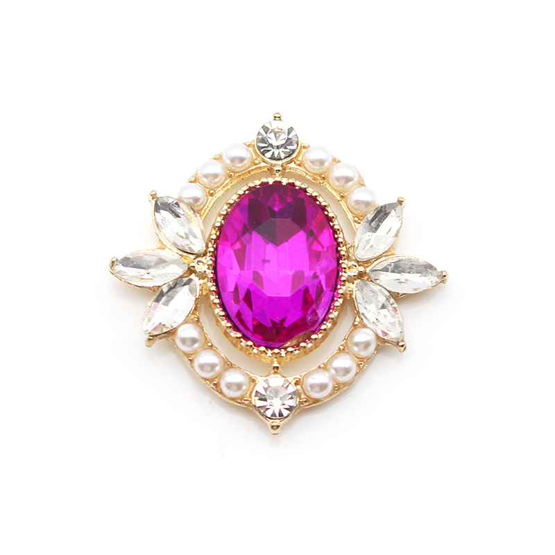 Glass Openwork Rhinestone Jewelry For Headwear And Bag Accessories