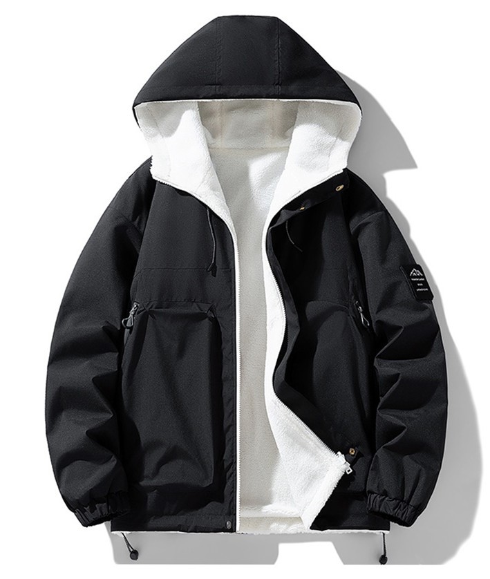 Unisex Reversible Cotton Coat For Outdoor Wear