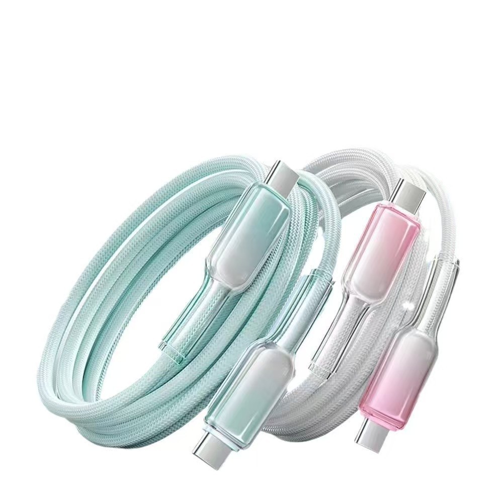 Fast-charging Phone Ice-crystal Gradient Data Cable