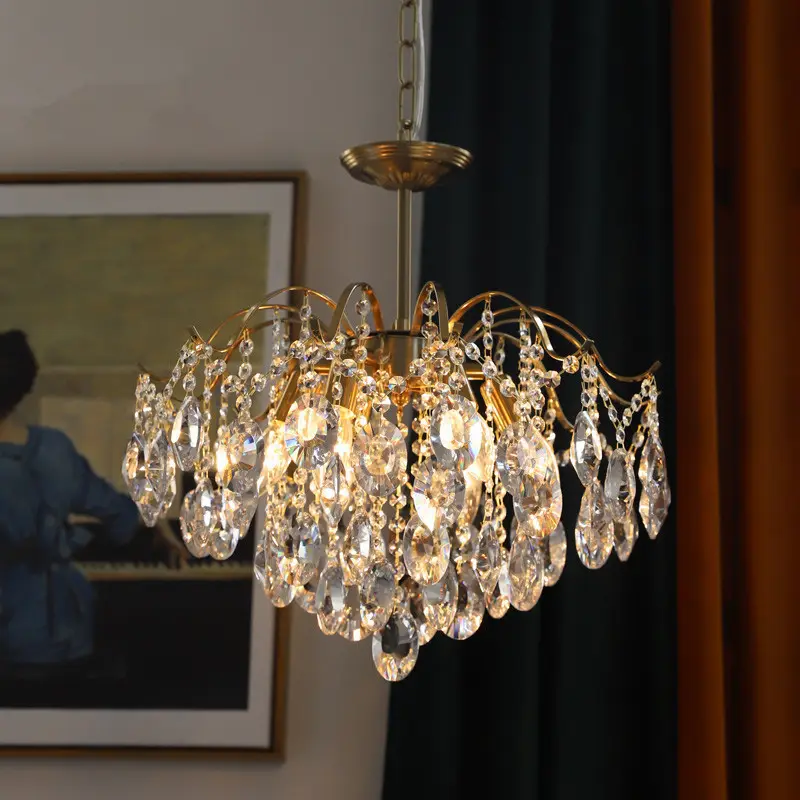 Full Spectrum Eye Protection Romantic Crystal Chandelier