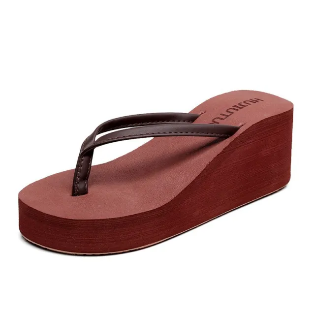 Flip Flops Women's Summer Non slip Slippers Brown - Shop at LoveMi