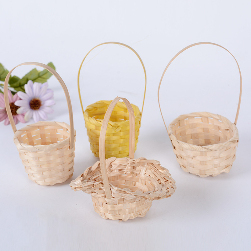 Simple Home Wicker Rattan Woven Storage Flower Basket
