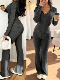 Autumn And Winter Women's Fashion Long Sleeve - Dark Grey - View 1