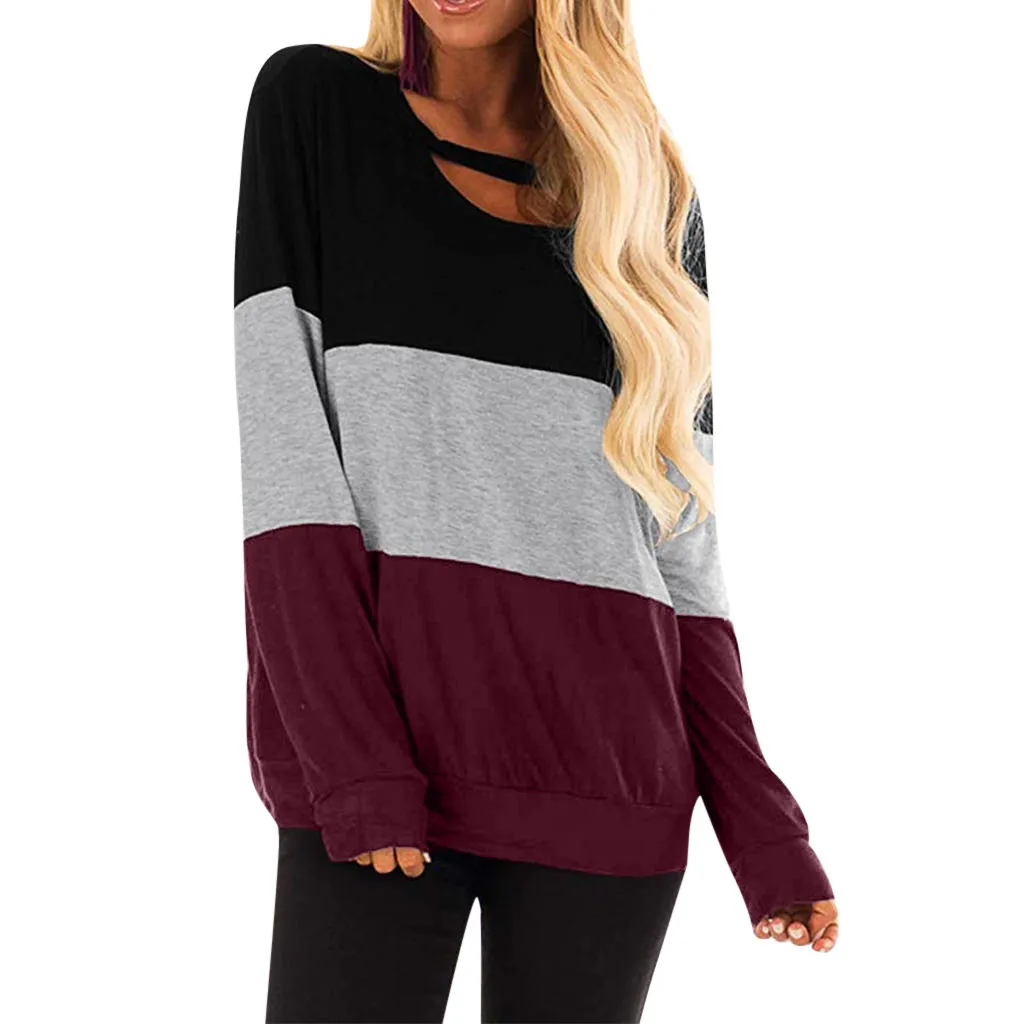 Title 2, Round neck long sleeve top