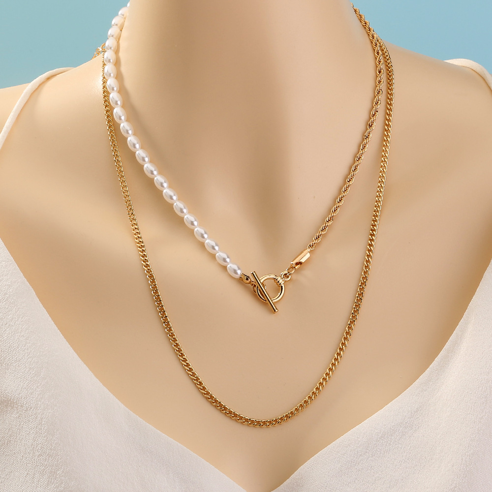 Trendy Cool Street Shot Geometry Metal Chain