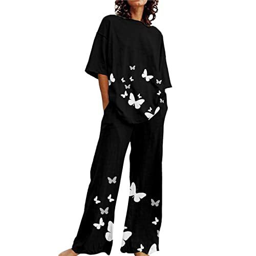 Loose fitting Solid Color Long Sleeves Trousers Suit G75Z158 S - Shop at LoveMi