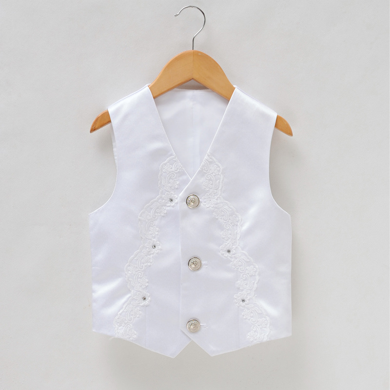 Children's Black Waistcoat Little Boy Performance And Show Clothing — foto 2