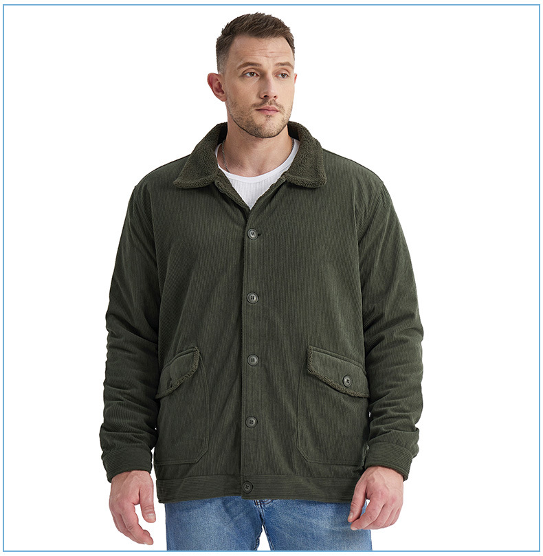 Title 37, Mens Large Cashmere Thickened Jacket Casual Lo...