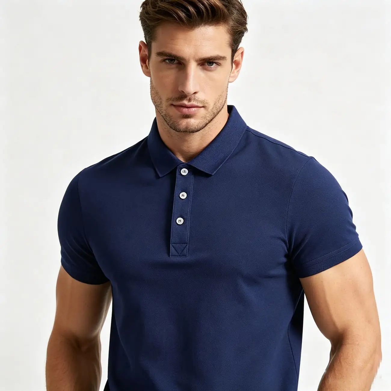 Short-sleeve Stretchy Slim-fit Quick-dry Shirt Fitness Trainers