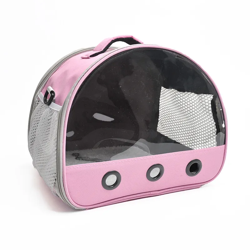 Pet Portable Shoulder Messenger Bag - Pink
