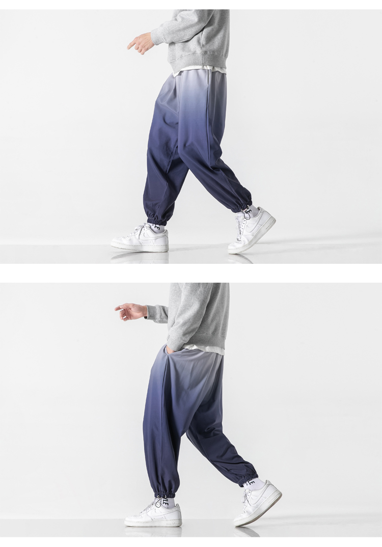 Summer Youth Casual Fashion Gradient Pants