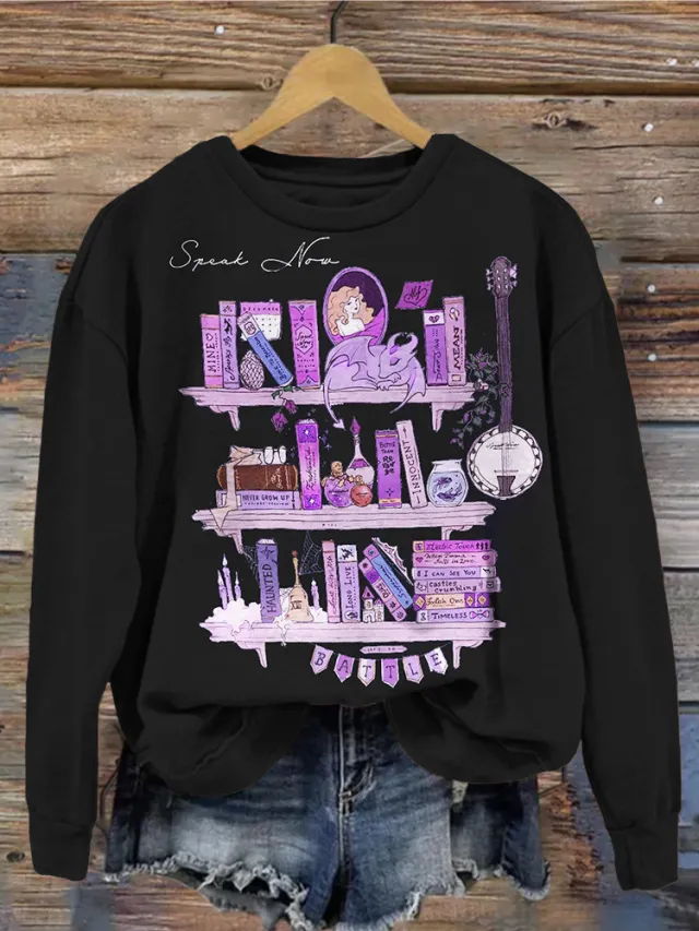 Women's Round Neck Super Plus Size Loose Casual Polyester Sweater Ofsydl30 4Xl - Shop at LoveMi