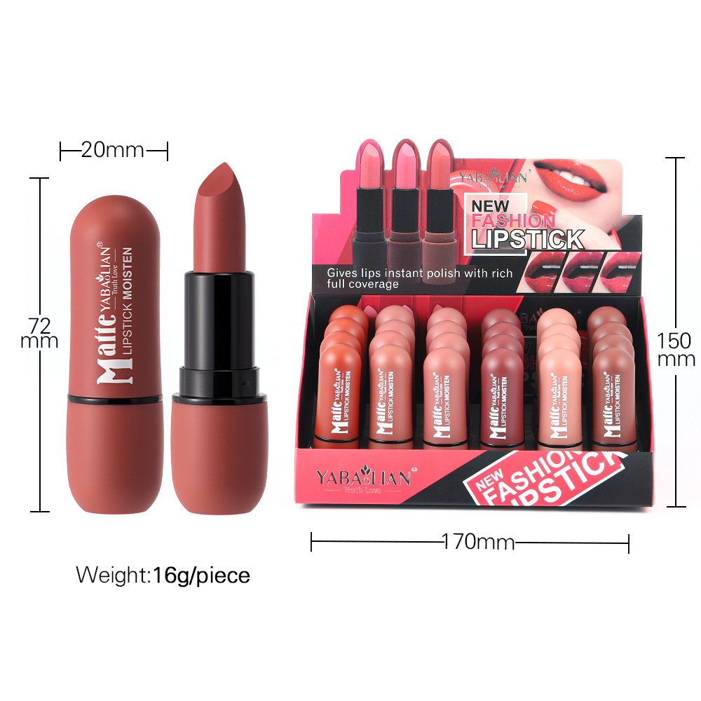 Matte Lipstick Matte Cup Waterproof Lip Grease (2)