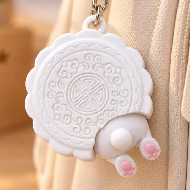 3D-printed Mid-Autumn Festival Mooncake Rabbit Accessory