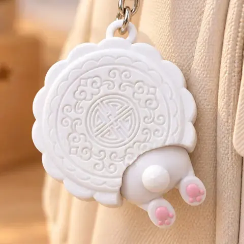 3D-printed Mid-Autumn Festival Mooncake Rabbit Accessory