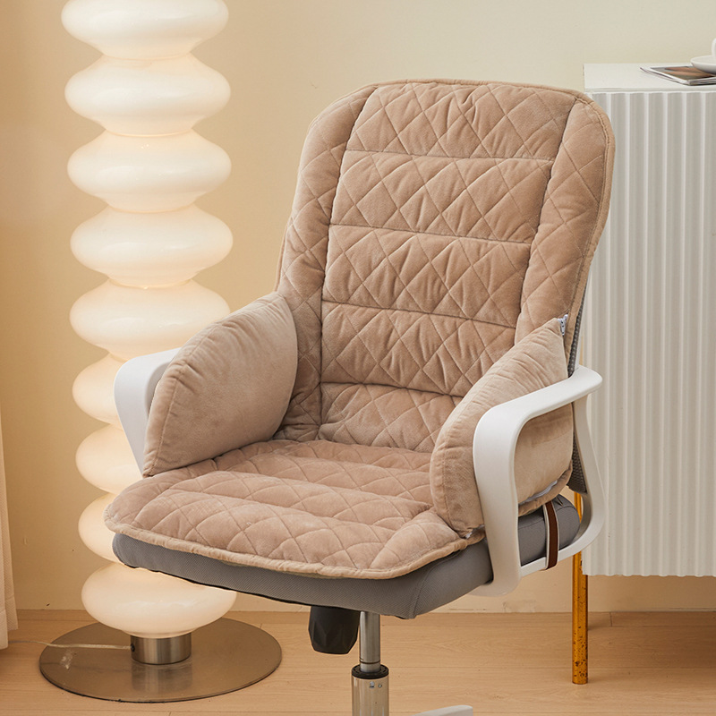 New Plug-in Heated Seat Cushion With Integrated Backrest