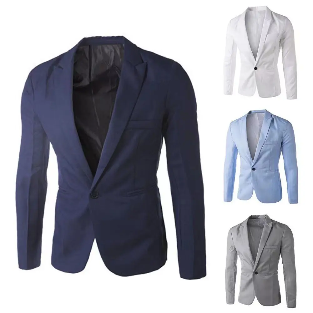 Stylish Casual Mens Blazer In Korean Style