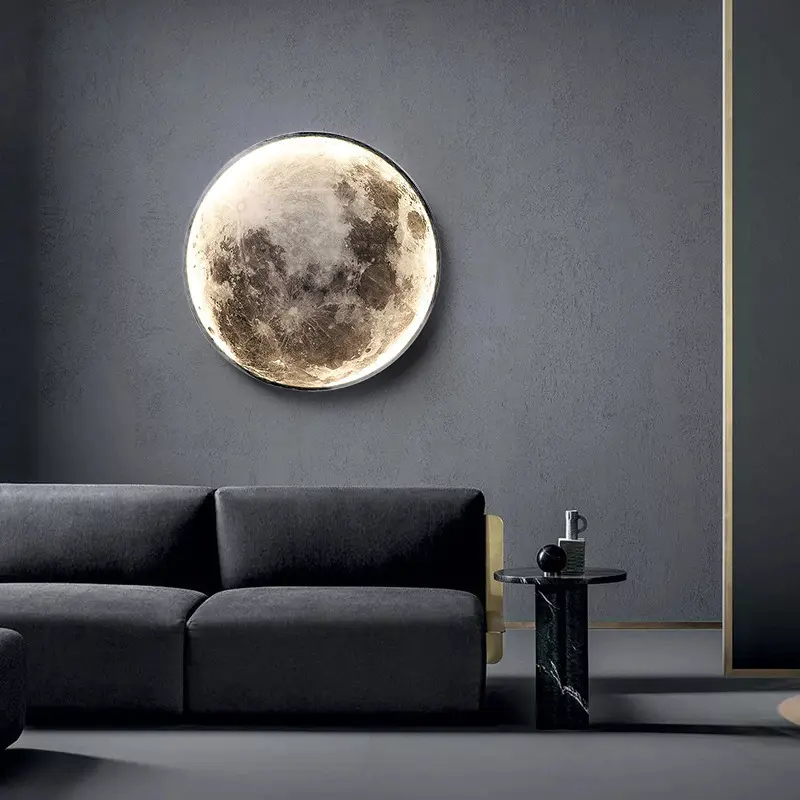 Moon Wall Bedroom Bedside Living Room Background