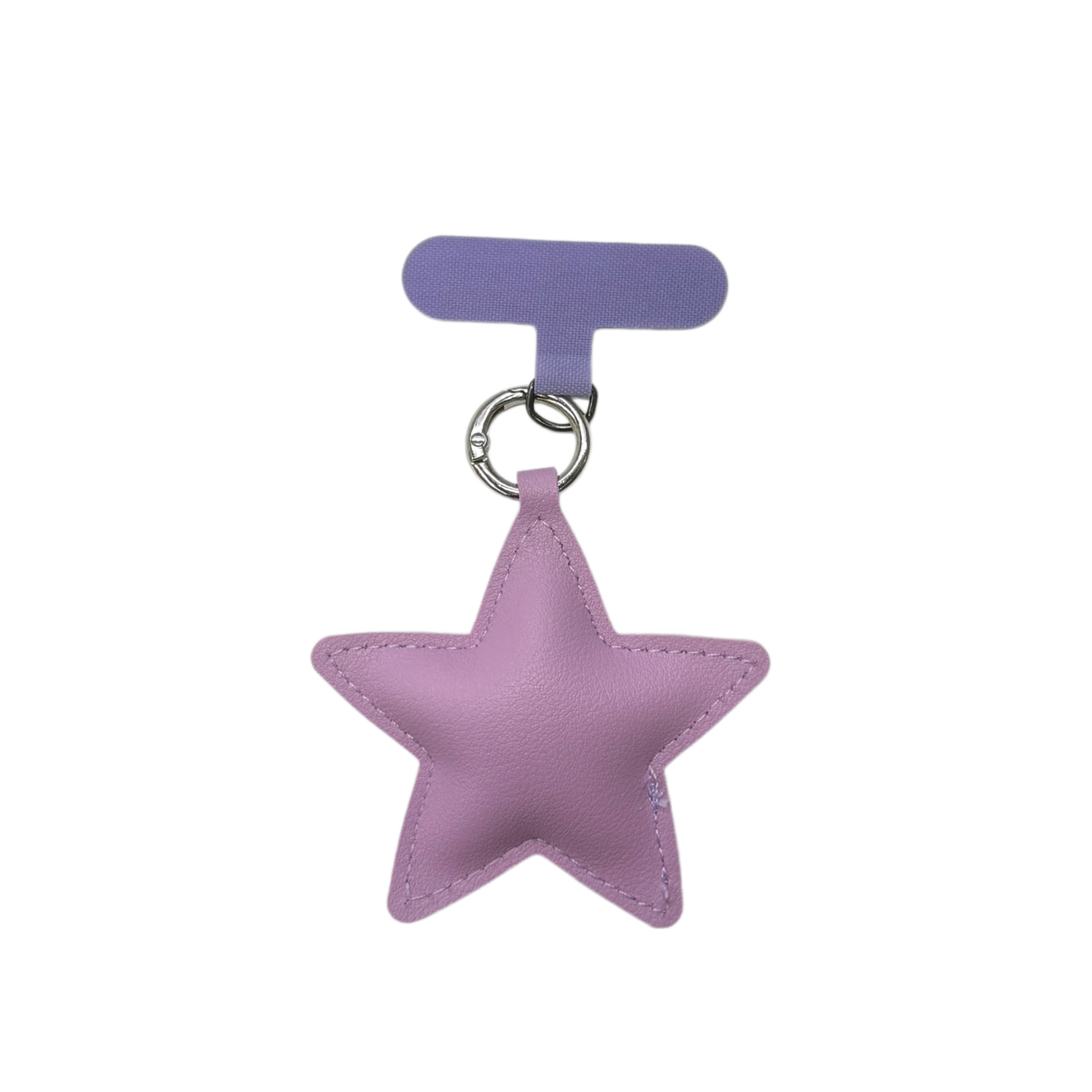 Niche Versatile Leather Star Keychain Phone Lanyard Pendant