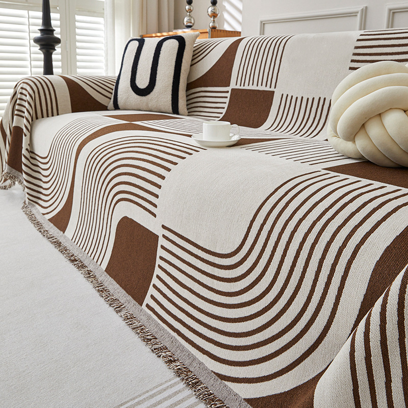 Chenille Sofa Cover Full-wrap Thickened Minimalist Designuniversal For All Four Seasons
